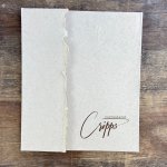 8 x 12" Handmade Case with Torn Edge (Imprint Included in Price)